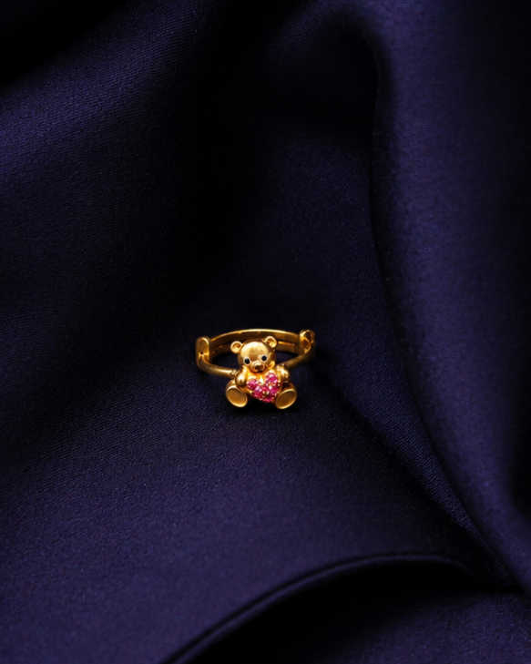 Teddy Bear Gold Ring
